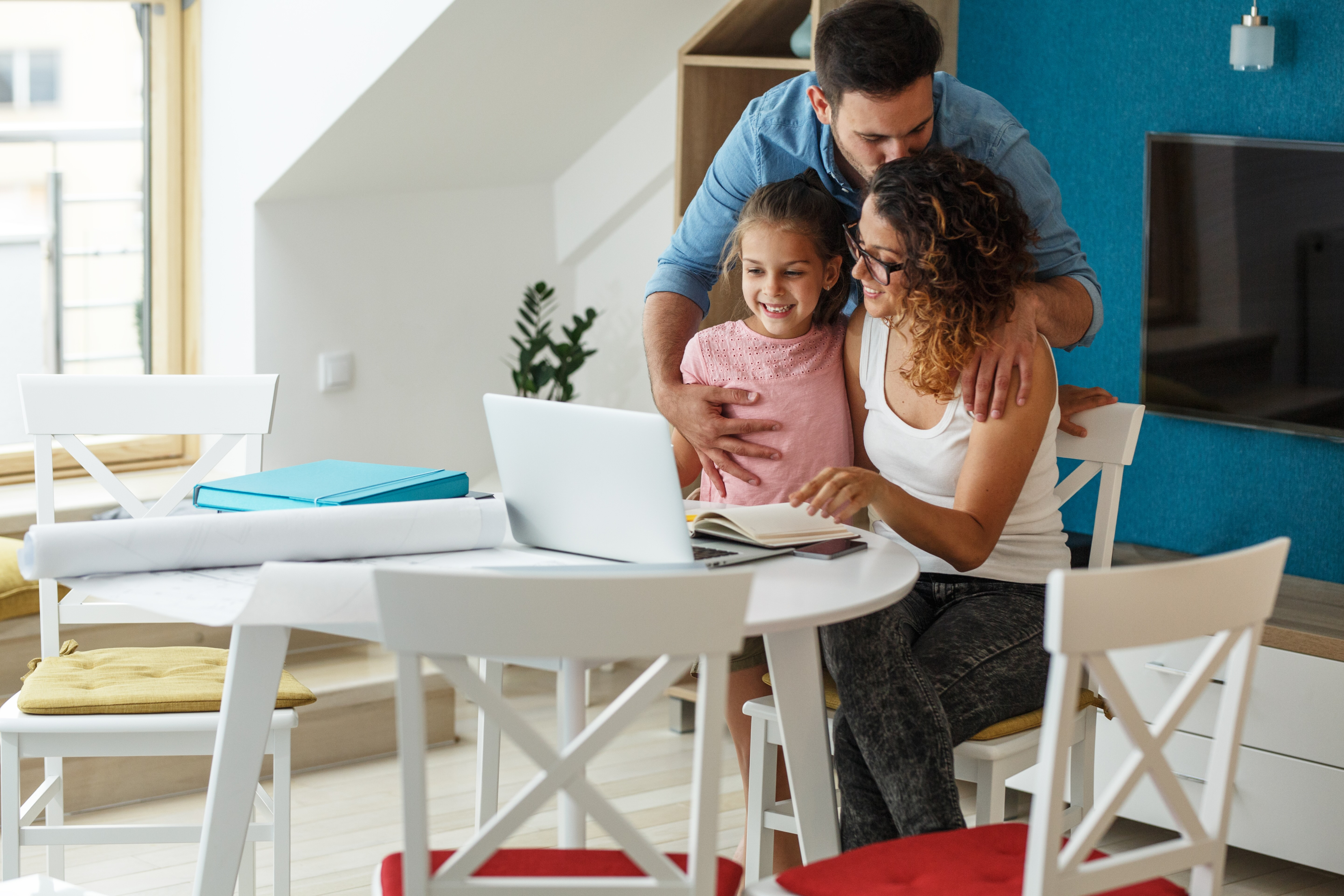 Family at table